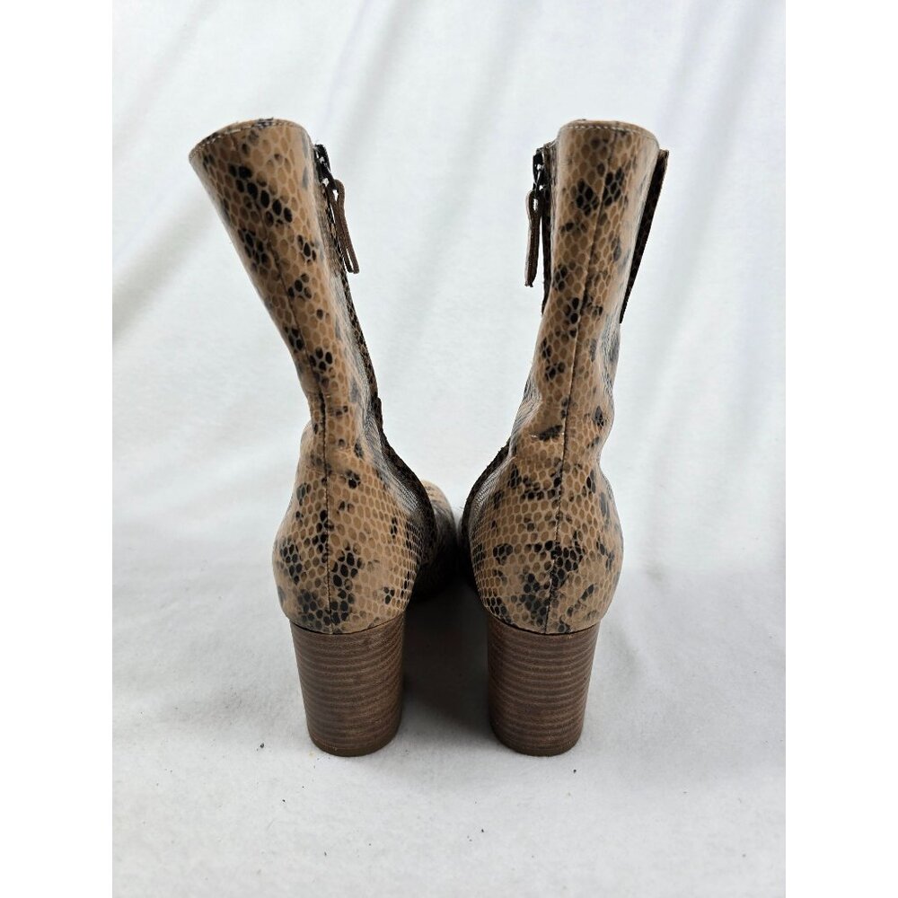 Seychelles Wild Ride Size 7.5 Python Pattern Ankl… - image 4